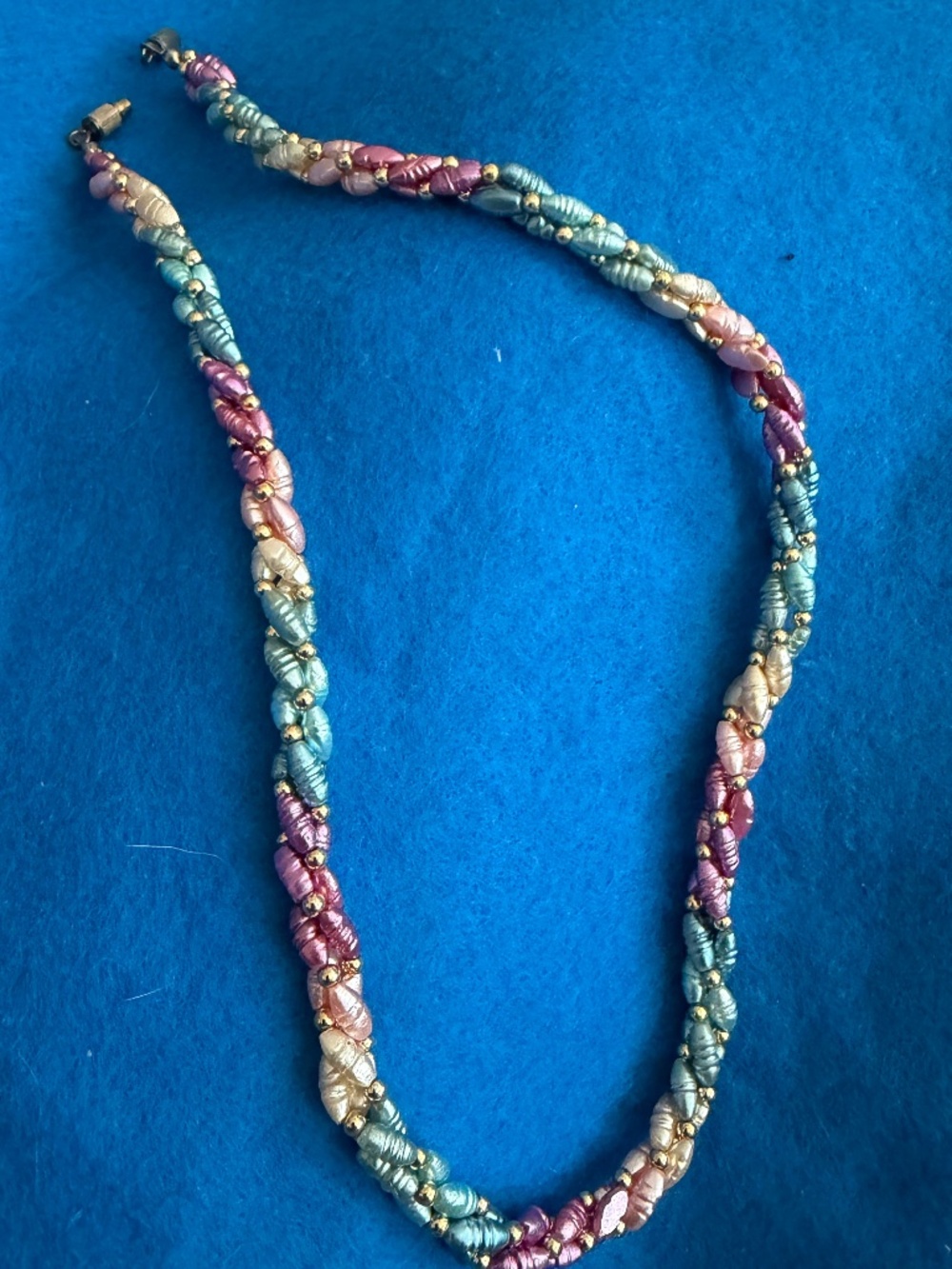 Vintage Genuine Freshwater Pearl Strand Necklace 18" - Individually hand knotted